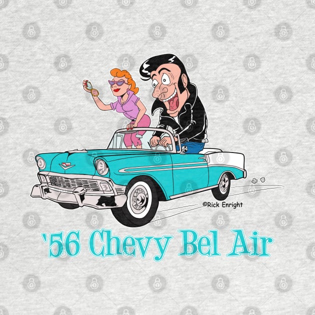 1956 Chevy Bel Air Cartoon by AceToons